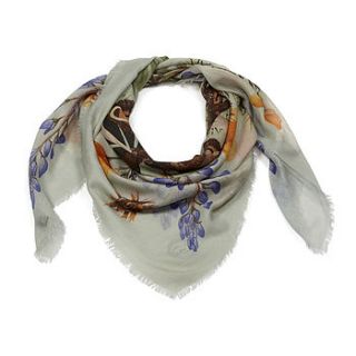 plant hunters cashmere blend scarf douglas by charlotte day