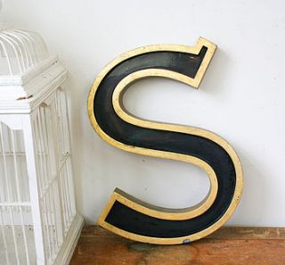 genuine vintage shop letters by bonnie and bell