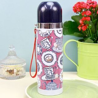 disaster designs picnic parlour flask by lisa angel homeware and gifts