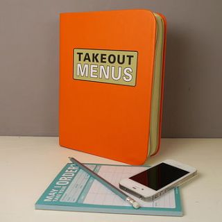 fun takeout menu planner by deservedly so