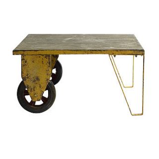 nordal train table on wheels by idea home co
