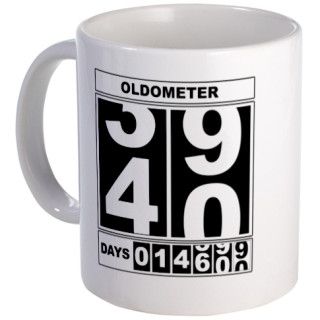 40th Birthday Oldometer Mug by livingmoments