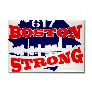 Boston Strong Rectangle Magnet by listing store 110416387