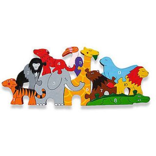 number zoo jigsaw puzzle by edition design shop