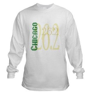 Chicago Marathon Long Sleeve T Shirt by Run2Run