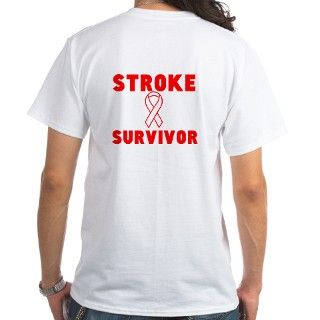 Stroke Survivor with Ribbon  Shirt by StrokieSwagger
