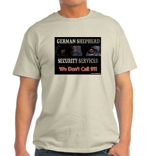 German Shepherd Security T Shirt by simplyshepherds