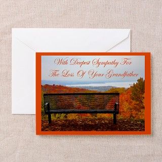 Sympathy for loss of grandfather Greeting Card by Laurie77