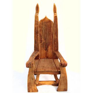 hand carved story chair by free range designs