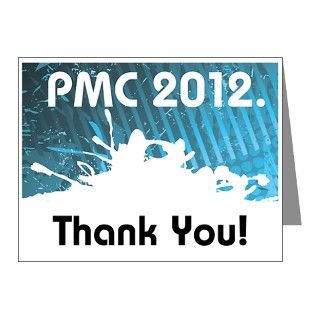 PMC 2012 "Thank You" Note Cards (Pk of 1 by Martinator