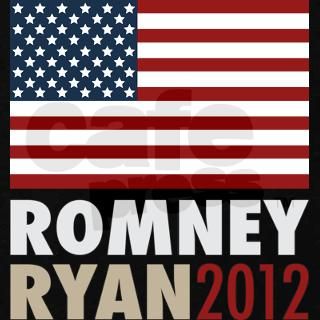 Romney Ryan 2012 American Flag Womens Plus Size V by elephantusa