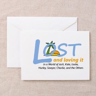 Lost TV Slogan Greeting Cards (Pk of 10) by limitlesspos