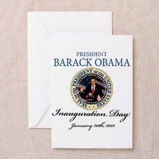 2013 Obama inauguration day Greeting Cards (Pk of by Democratic_left