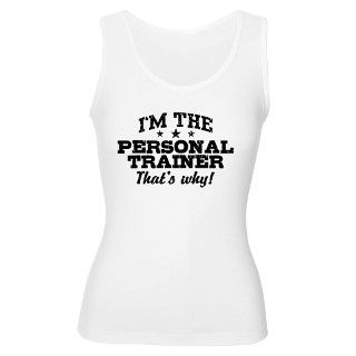 Funny Personal Trainer Womens Tank Top by niftetees
