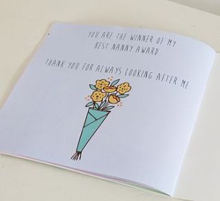 personalised 'why grandma is brilliant' book by lou brown designs