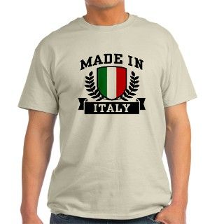 Made In Italy T Shirt by dynotees