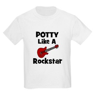 Potty Like A Rockstar with Gu T Shirt by kustomizedkids