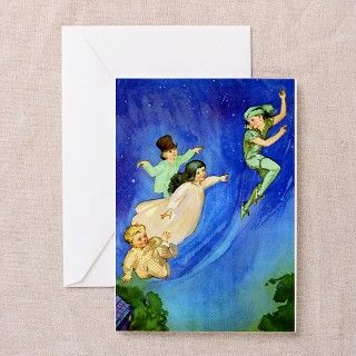 PETER PAN   FLYING Greeting Cards (Pk of 10) by phat_ts