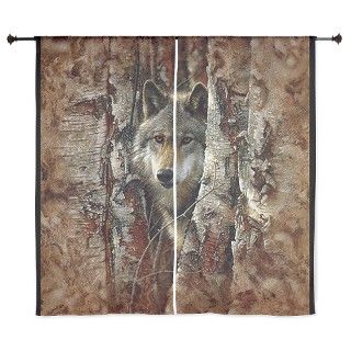 Spirit Wolf Curtains by theshowercurtainshop