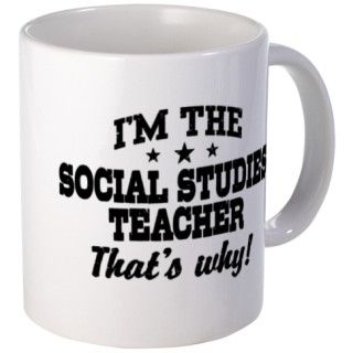 Social Studies Teacher Mug by wacketees
