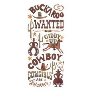 Debbie Mumm Western Scrapbook Stickers   Cowboy and Cowgirl  Other Products  