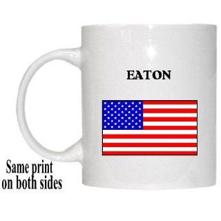 US Flag   Eaton, Ohio (OH) Mug  
