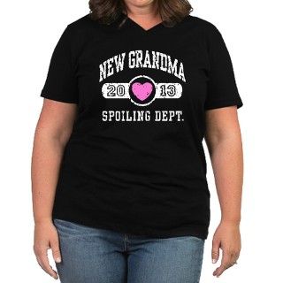 New Grandma 2013 Womens Plus Size V Neck Dark T S by Tees2013