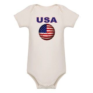 USA Soccer Team T Shirts Baby Bodysuit (Organic) by tripledouble