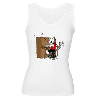 Piano Cat Apparel Womens Tank Top by catoonsincolor