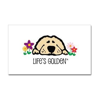 Lifes Golden Spring Rectangle Decal by serendipity1