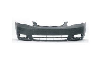 2004 Toyota Corolla Front Bumper Painted 1C3 Gray Mica, Without Ground Effects, Except S model Automotive
