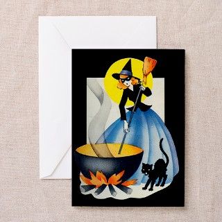Cute Witch Greeting Cards (Pk of 10) by fbod