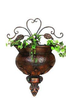 BSS   METAL WALL PLANTER RARE TO FIND ELSEWHERE UTILITY  DECOR  Patio, Lawn & Garden