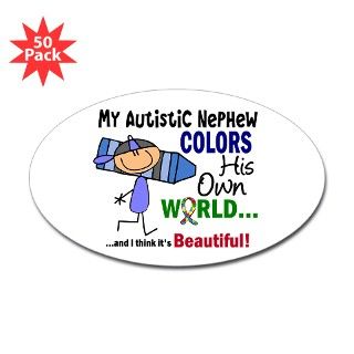 Colors Own World Autism Decal by awarenessgifts