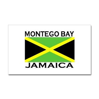 Montego Bay, Jamaica Flag Rectangle Decal by Caribbasaurus