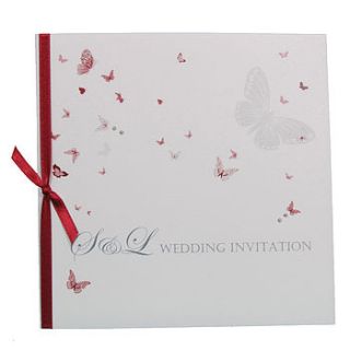 papillon wedding stationery collection by dreams to reality design ltd