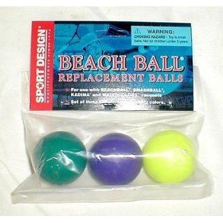 Sport Design Replacement Beach Balls for Beachball Smashball Kadima Watercolors (Set of three balls in Assorted colors ) Toys & Games