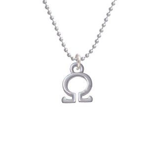 Small Greek Letter   OMEGA [Jewelry] Delight Pendant Necklaces Jewelry