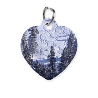 Snow covered ski slope Pet Tag by ADMIN_CP_GETTY35497297