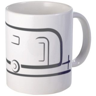 Airstream Silhouette Mug by vintagetrailers