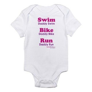 Triathlon Daddy Infant Bodysuit by familyfanclub