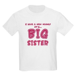 New Name Big Sister T Shirt by hotmommatees