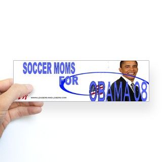 Soccer Moms for Obama Bumper Bumper Sticker by leaderslosers