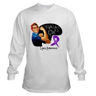 I Fight Like a Girl   Lupus Long Sleeve T Shirt by hopeanddreams