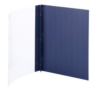 Smead, Report Cover, Clear Front, Linen Stock Dark Blue Back, Letter Size, 5 per Pack (87443)  All Purpose Labels 