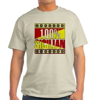 100% Percent Sicilian Ash Grey T Shirt by italian_designs