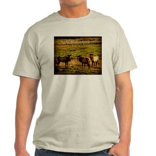 3 Bull Elk, Psalm 5011 T Shirt by Glory4HimChristianStore