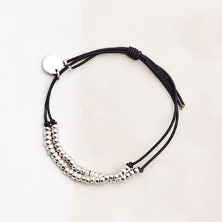 aurélie beaded personalised bracelet by bloom boutique