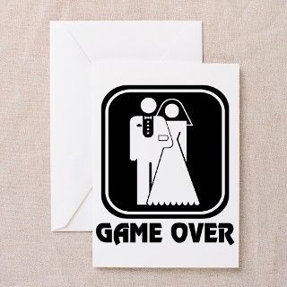 Wedding Icon Game Over Greeting Cards (Pk of 10) by jestdesigns