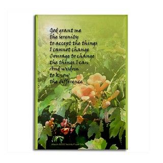 Serenity Prayer Gifts Rectangle Magnet by serenity_gifts